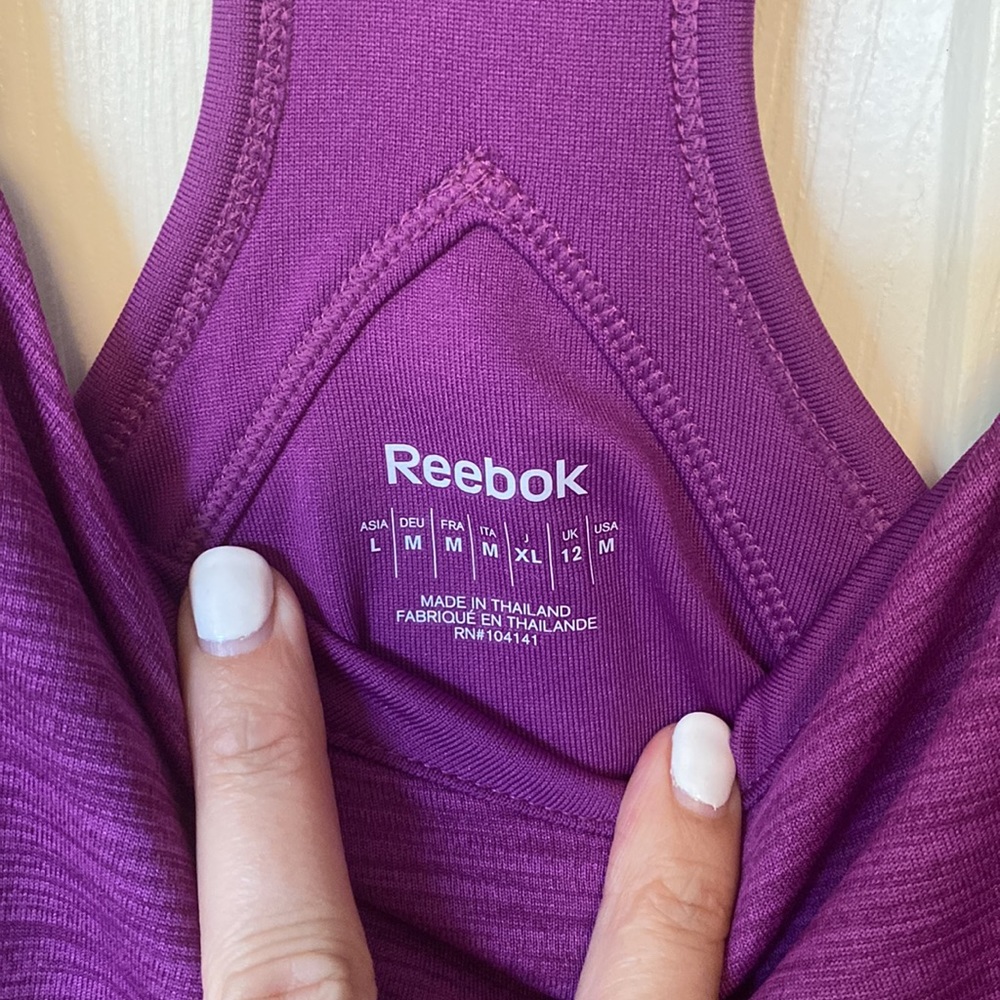 Reebok Racerback Workout Tank Top - Picture 3 of 5